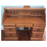 Vintage Roll Top Desk 45 x 54 x 20
