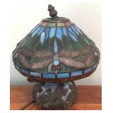 Dragonfly Stained Glass Lamp