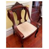 Empire Mahogany Carved Chair