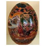 Oriental Egg Decor 8"