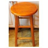 Wood Stool 24 x 12