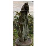 Concrete Wizard Statue 45" Tall