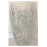 Cut Glass Vase 12"