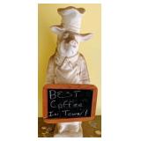 Pig Chef Sign 24" Tall