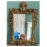 Fancy Plastic Wall Mirror 28 x 19