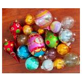 Group Vintage Christmas Ornaments