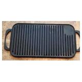 Cast Iron Griddle / Grill Pan 18 x 9