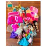 Assorted Barbies & Accessories