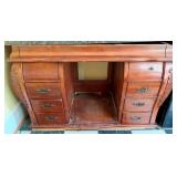 Wood Desk Base, as is