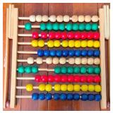 Wooden Abacus Toy 14 x 14