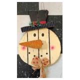 Wood Snowman Decor 17" Tall