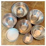 Assorted Metal Bowls