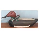 Edgar Graef Signed Carved Wood Duck