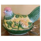 Ceramic Hen on Nest 5 x 6