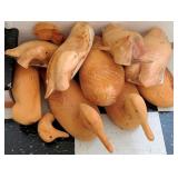 Group Carved Wood Duck Blanks