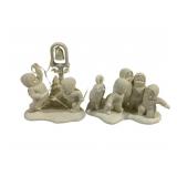2 SnoWbabies Figurines