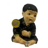 Chalkware Asian Statue 11" Tall
