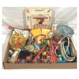 Tray Lot of Vintage Toys