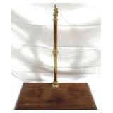 Wood & Brass Holder - 22" x 12" x 27"