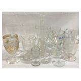 Lot of Assorted Glass Items