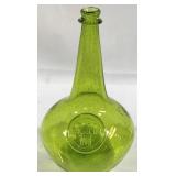 RHM Marked Green Glass Bottle