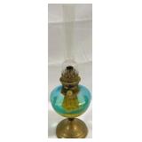 Vintage Oil Lamp - 18" Tall