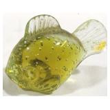 Lefton Glass Paperweight - 4" Long