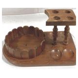 Vintage Tobacco Pipe Stand - 10" x 7" x 6"