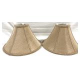 2 Lamp Shades - 15" x 10"