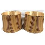 2 Lamp Shades - 14" x 10"
