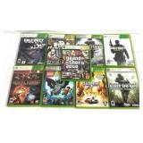 Lot of 9 XBox 360 Games