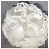 Hand Made Belgian Lace Bread Basket Liners