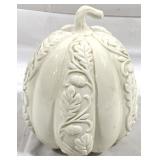 Ceramic Pumpkin Decoration - 8" Tall