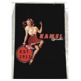 1998 Kamel Cigarettes Metal Sign - 17.5" x 11.5"