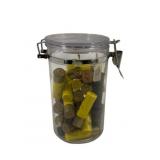 Plastic Jar w/ Assorted Ammo