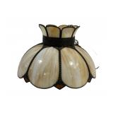 Vintage Slag Glass Hanging Fixture