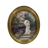 Oval Framed Print 23 x 19