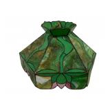 Vintage Stained Glass Hanging Fixture