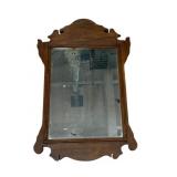 Mahogany Wall Mirror 27 x 17