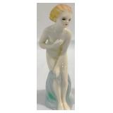 Nude Ceramic Figure Signed Japan - 7.5" Tall