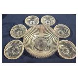 Heisey Signed Ridgeleigh Berry Bowl Set