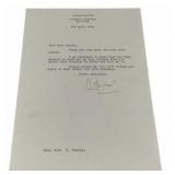 Laurence Olivier Signed Letter