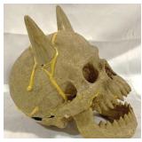 Demon Skull - 9" x 10" x 8"