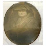 Bubble Glass w/ Portrait - 19" x 13"