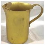 Vintage Aluminum Ice Lip Pitcher - 8"