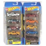 2 Hot Wheels 5 Packs - New