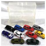 Lot of 10 Hot Wheels & Plastic Case (All Audi)