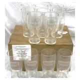 12 Spitfire Beer Glasses - 6.5" Tall