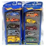 2 Hot Wheels 5 Packs - New
