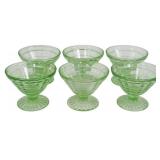 6 Uranium Green Sherbets